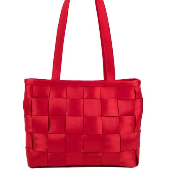 Harveys The Original Seatbelt Bag Medium Tote-Cherry Red - Picture 1 of 9